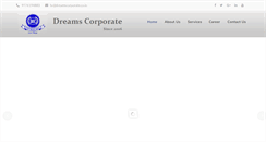 Desktop Screenshot of dreamscorporate.co.in